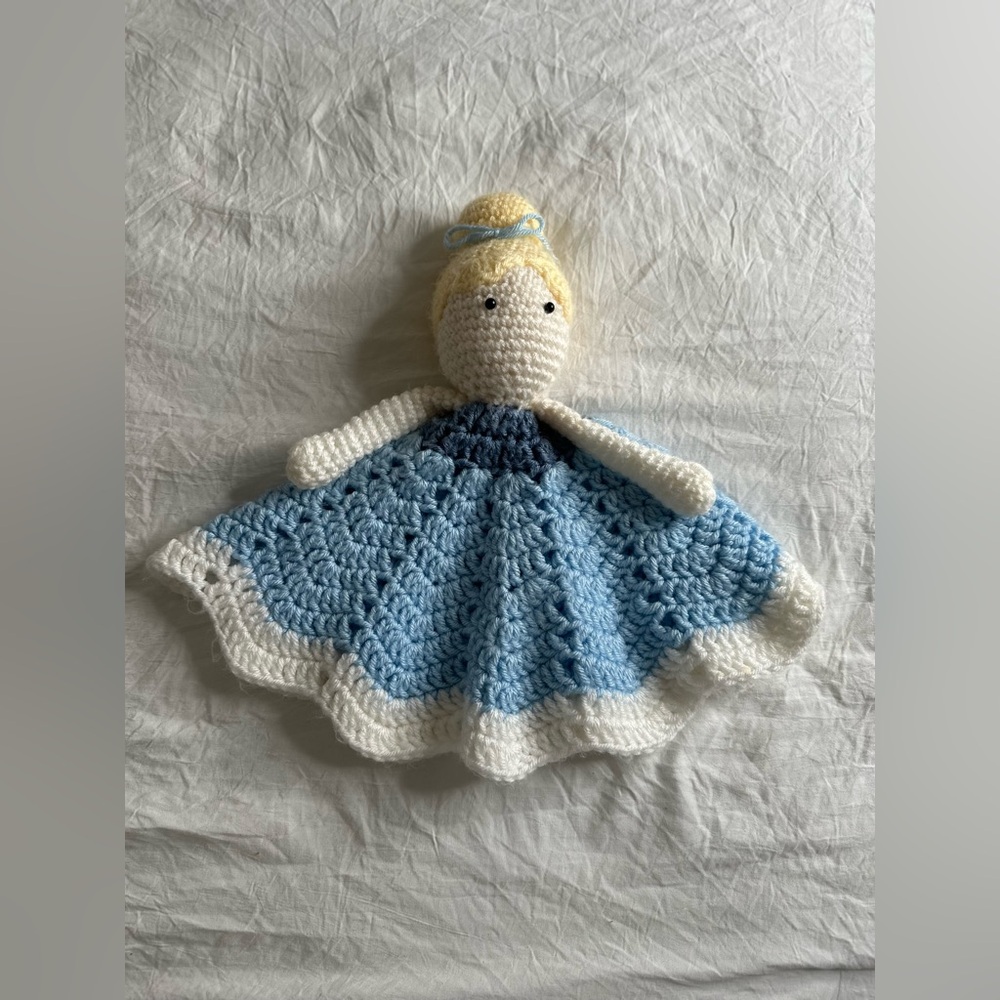 Baby cuddle Crocheted Cinderella toy